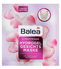 Balea Straffende Hydrogel Gesichtsmaske mit Rosenwasser und Hyaluron