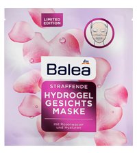 Balea Straffende Hydrogel Gesichtsmaske mit Rosenwasser und Hyaluron